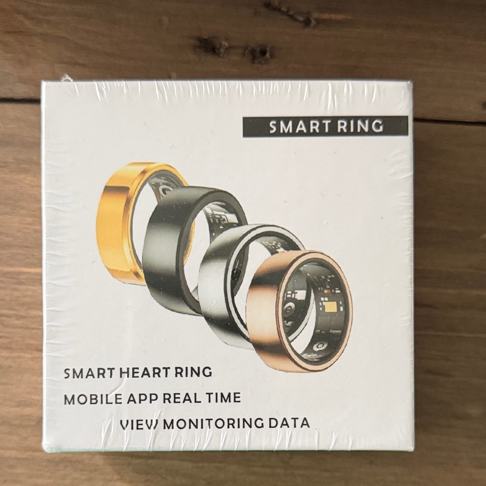 Smart Ring Health Tracker - black size 9